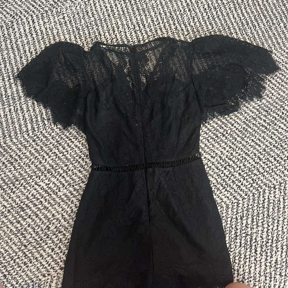 SOLD OUT Lovers + Friends Lace Romper - Size SM - Picture 6 of 6